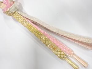 未使用品　正絹　手組帯締め